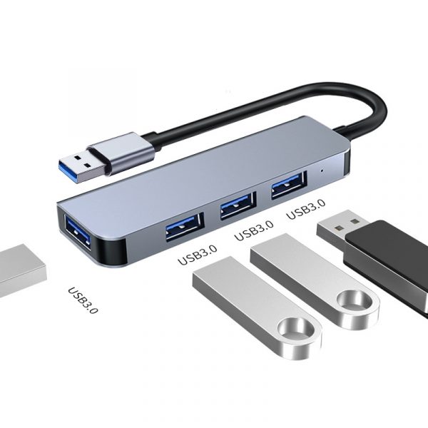 Multifunctional Type C Docking Station Laptop USB Extender Computer Splitter 4 in 1 High Speed Docking Station