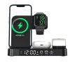 Wireless charger 3 in 1 wireless charging desktop vertical clock wireless charging iwatch8 multi-function base