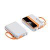 Global Super Fast Charging Built-in Cable Power Bank Gift Custom LOGO