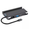 Type C hub to VGA HDMI Gigabit network card PD USB3.0 seven-in-one mobile phone dock expansion dock