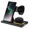 Amazon's best-selling three-in-one wireless charger supports fast charging and multi-function wireless charging