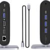 12-in-1 smart docking station for Apple laptops HDMI VGA PD extender USB-C