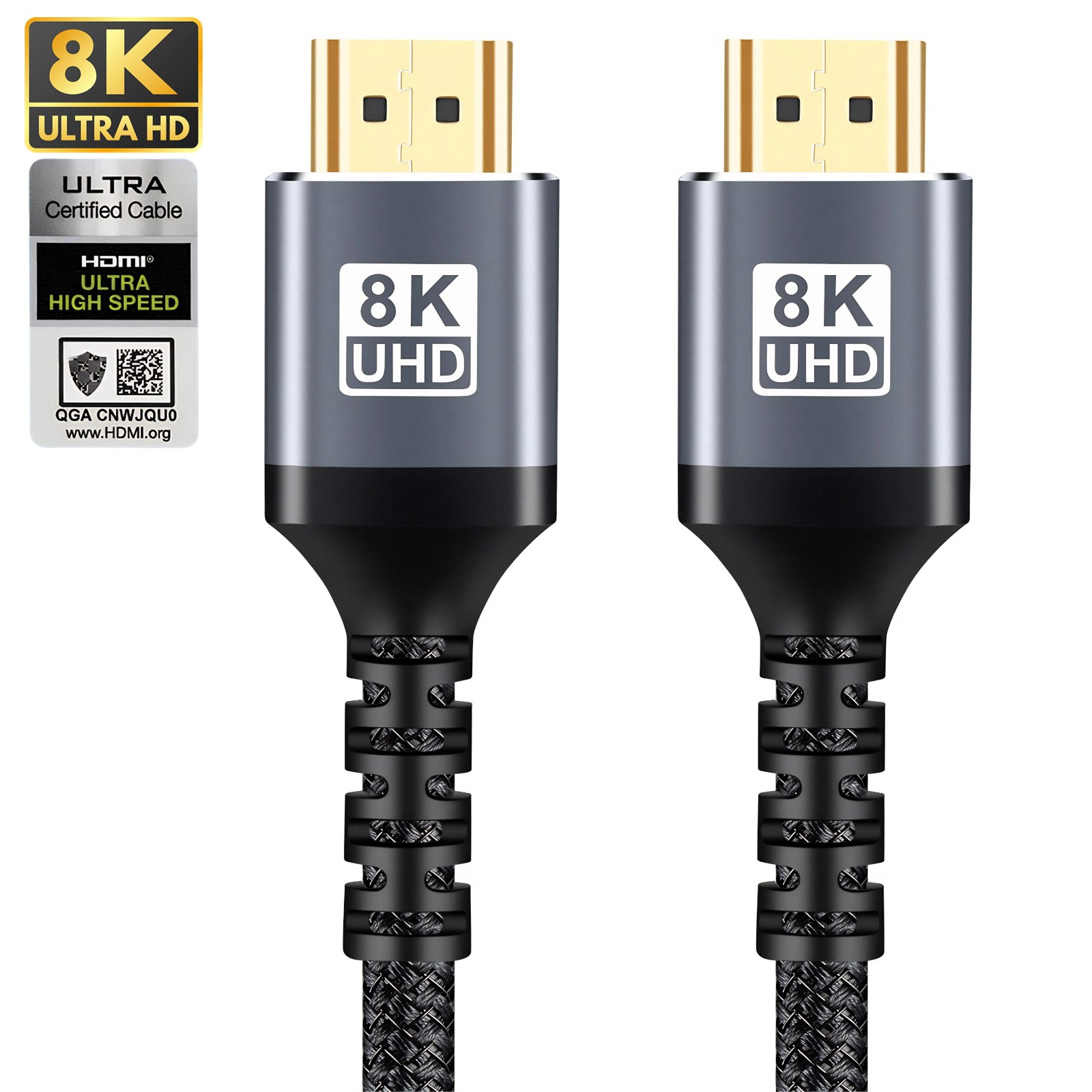 Customized logo HDMI 2.1Cable 8K60Hz 4K120Hz 48Gbps HD TV HDMI Video Cable 2m Male to Male HDMI Cable